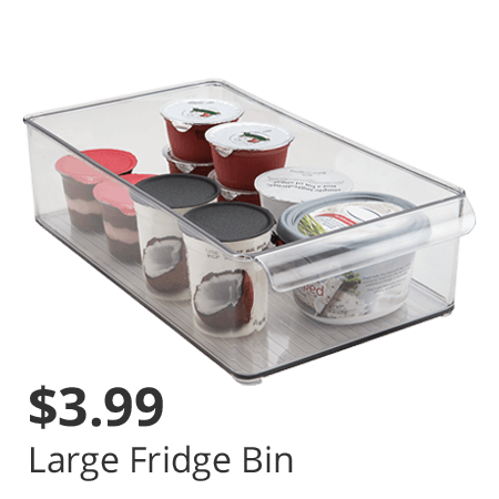 Large fridge bin.