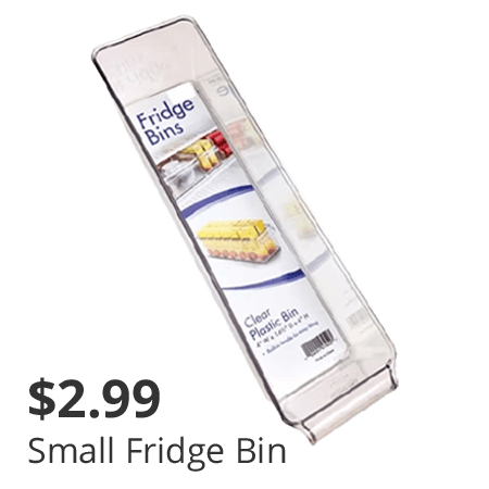 Small fridge bin.